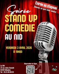 Soirée stand-up au Nid