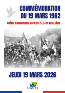 Commémoration du 19 mars