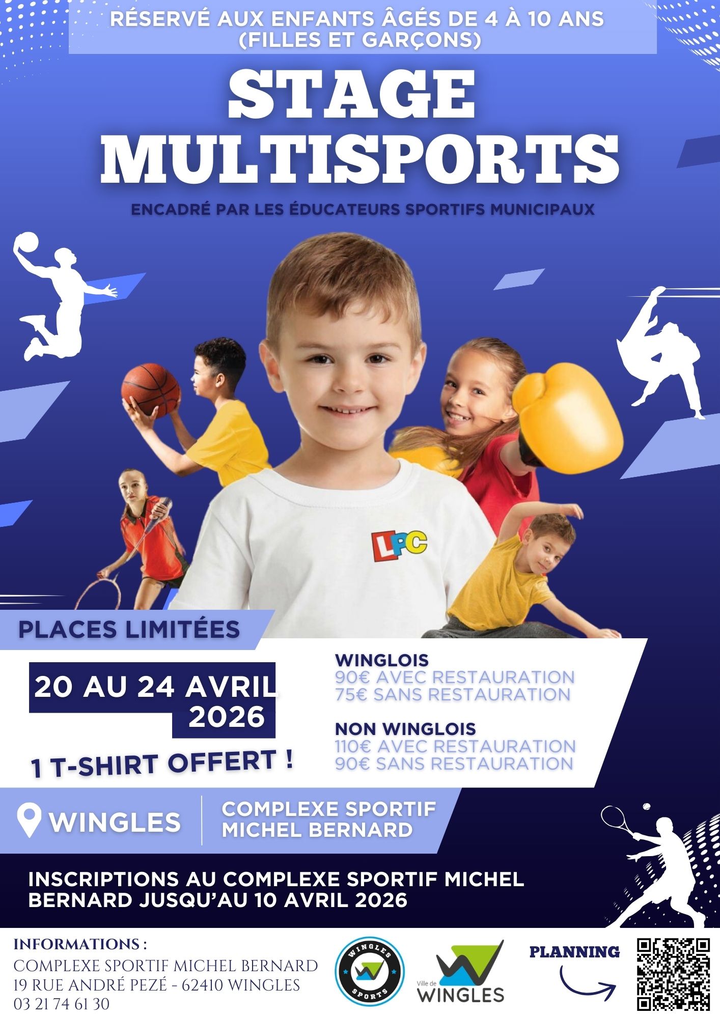 Stage multisports au complexe sportif