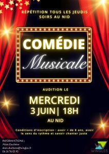 Une audition pour rejoindre une comédie musicale au NID