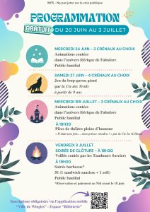 Festival des arts – 20 juin au 03 juillet