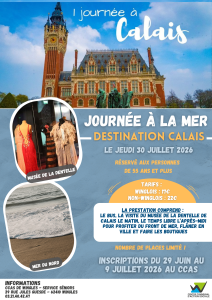 Une journée à la mer organisée par le CCAS