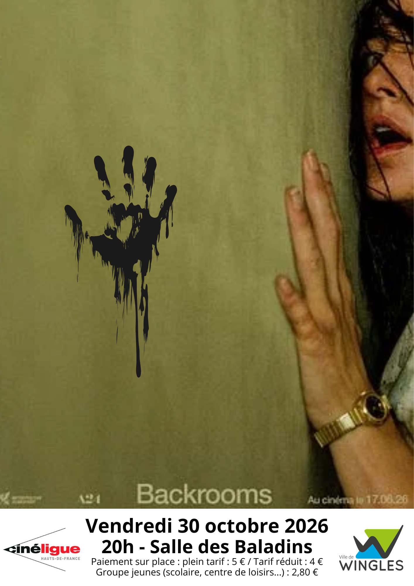 Séance ciné spéciale Halloween : « Backrooms »